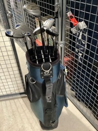 Men’s golf bag and sticks