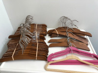 Childrens Wooden Hangers - $25