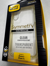 iPhone X - OtterBox Symmetry + Clear - $20