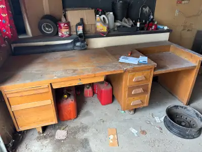 Wooden Workbench Desk, View more