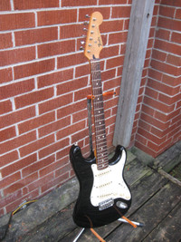 1996 Black Fender Mexi Strat $700