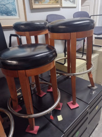 Black Stools - Available in 2 Different Heights