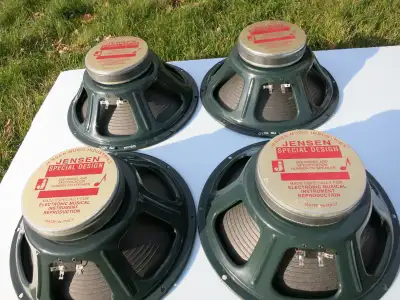 et of 4 Jensen C12N 12-inch 50-watt Ceramic Guitar Amp Speakers, View more