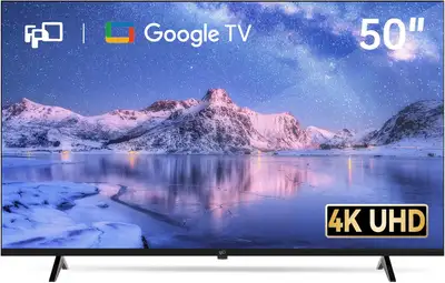 50 inch FPD Smart TV, 4K LED Google TV with Google Play, View more