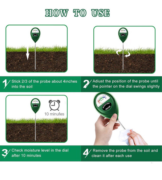 New Soil Moisture Sensor Meter, Moisture Meter for Plants, Plant in Other in Markham / York Region - Image 4