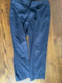 Flash Sale! $20 or best offerUniqlo Navy ez ankle pants