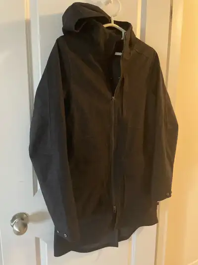 Men’s Lululemon wool rain Jacket waterproof like new size S-M, View more