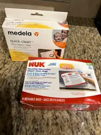 Brand new Nuk steam clean bags $10