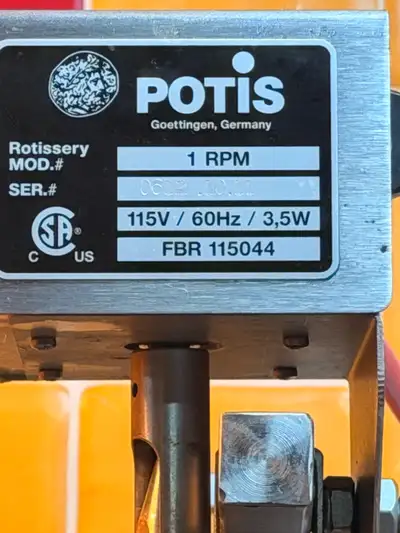 Potis Mod# NA-E2 Machinne, View more