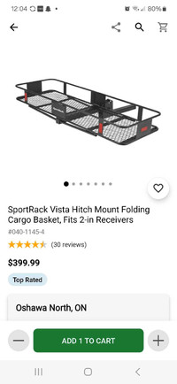 Sport Rack cargo hitch
