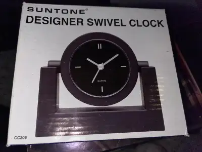 Suntone dessiner swivel clock/horloge , View more