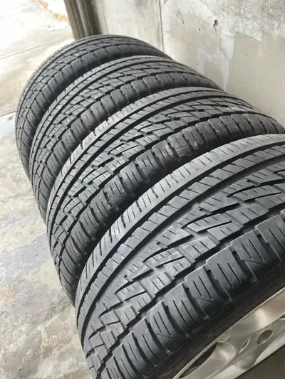 I am selling a full set of 4 all weather tires that are all at 80% tread left. Tires are on OEM Miat...