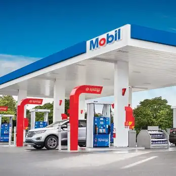 Mobil gas station, View more