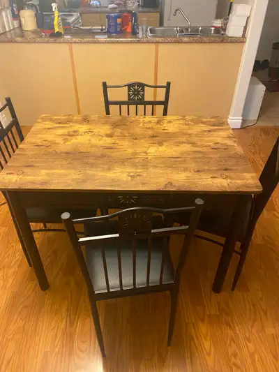 Kitchen table and chairs, View more