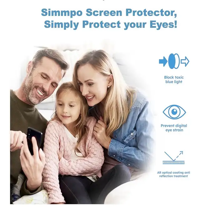 Certified Eye Protection Anti Blue Light Screen Protector  in Cell Phone Accessories in Hamilton - Image 8