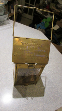 Brass Stonebridge folding lantern