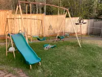 Swing Set with slide and teeter tot