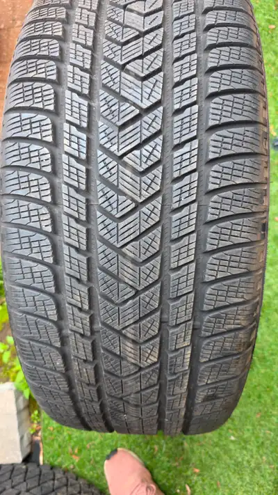 selling four 22 inch Pirelli winter tires for $1600. 90% of tread remaining. tires have no patch or...