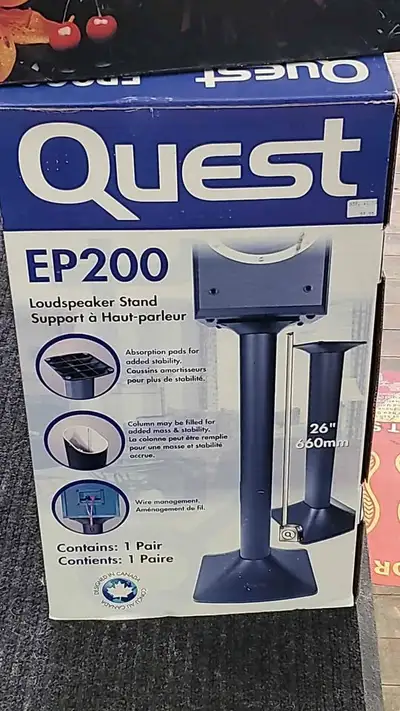 Quest EP200 loud speaker stand, View more