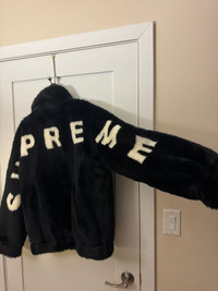 Supreme faux fur jacket 
