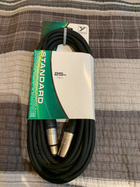 25ft Standard Microphone Cable *unopened*
