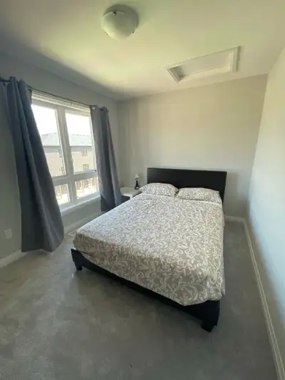 Master bedroom 4 Rent Brantford 720 Grey street fully furnished with attach washroom contact 4169025...