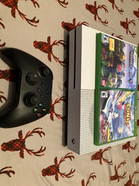 Xbox one S for sale with games 150$