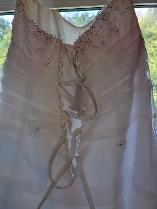 David's Bridal Size 16W Wedding Dress62863279390593123