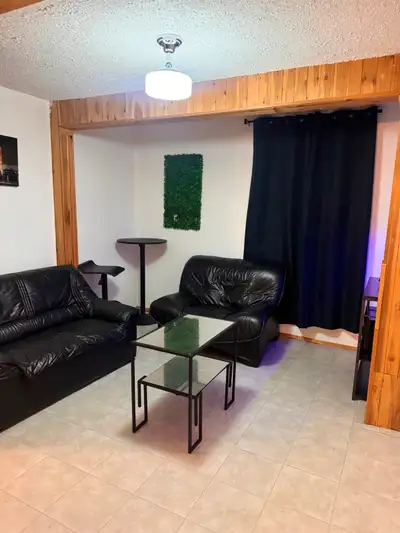 AVAILABLE NOW! Bright and fully furnished basement suite/room available in Claireview, ideal for a q...
