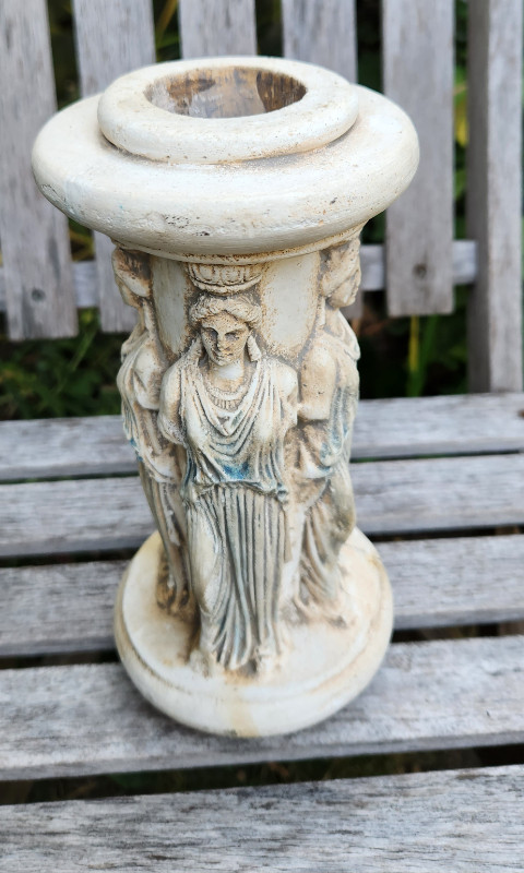 Vintage Caryatid Acropolis Column Ancient Greek Sculpture Candle in Arts & Collectibles in City of Toronto - Image 2