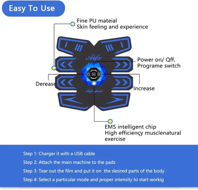 Rechargeable Ultimate Ab Simulator Excerciser504471302534615040