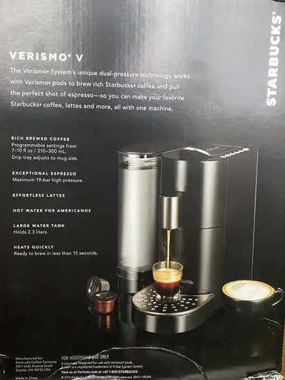 Starbucks Verso V Coffee Maker Brewer System New in box, View more