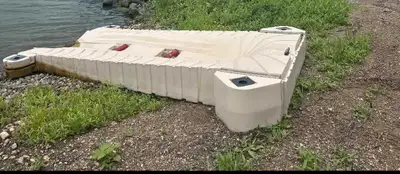 Basically brand new floating Jet skii dock