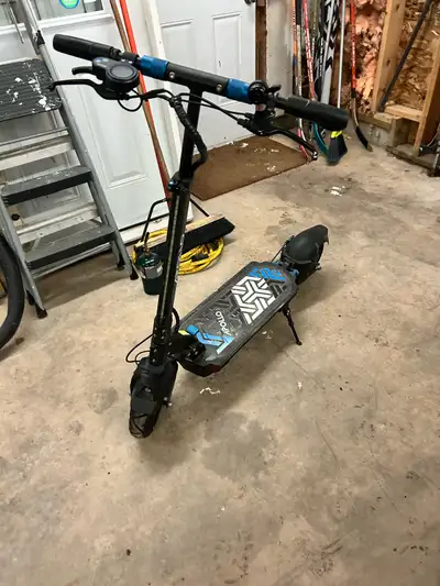 Very fun and fast scooter! It fully lights up, has front and back breaks, I also have a spare set of...