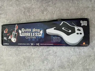Guitar Hero Wireless Guitar For PS2 (NOT TESTED), View more