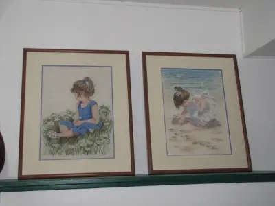 Beautiful Hand-Stitched Artwork for Child's Room, View more