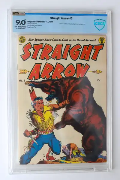 Straight Arrow 3 (Frank Frazetta cover) in CBCS 9.0 (Like CGC), View more