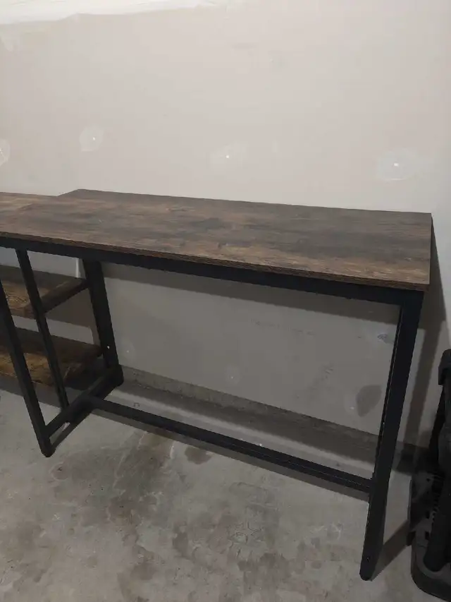 Table and Book Shelves