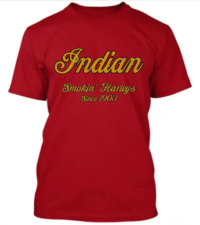 Indian Motorcycle T-Shirt's (Smokin' Harleys Since 1903) in Men's in Victoria - Image 2