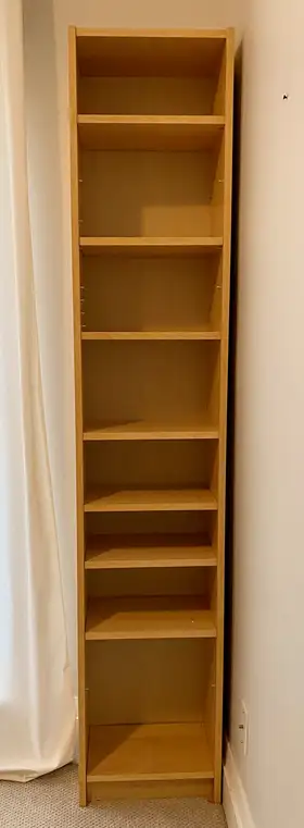 IKEA Billy bookcase, $10 -beige bookcase -Dimensions: *height of 202 cm (79 1/2inches) *depth of 28...