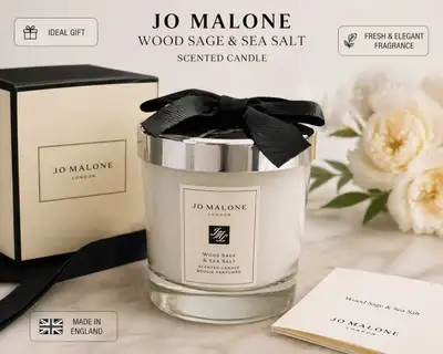 Brand New Jo Malone Candle  Wood Sage & Sea Salt – Full Gift , View more