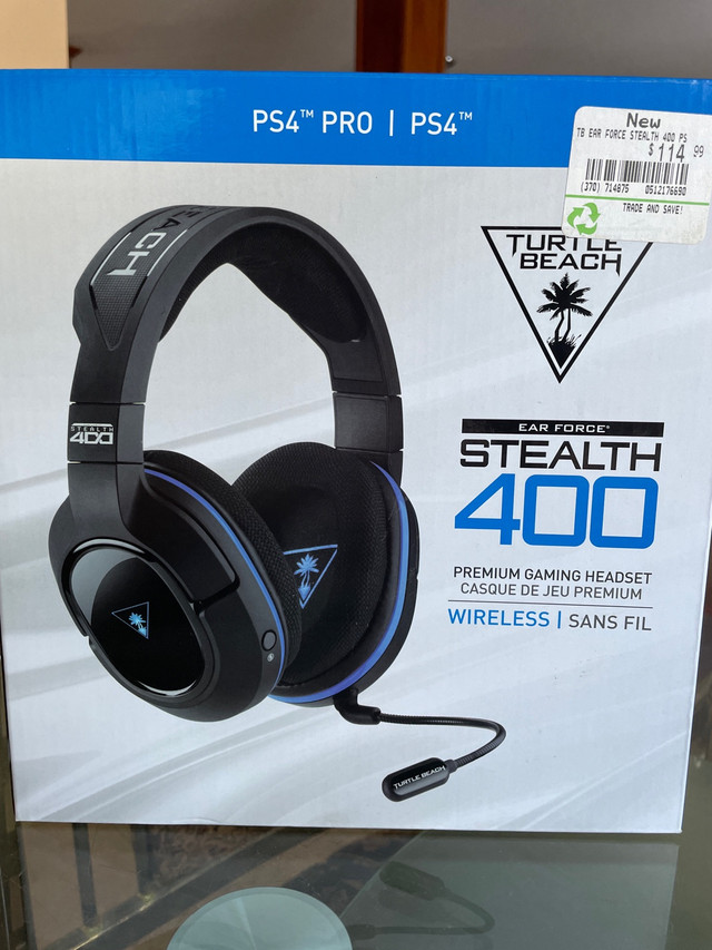 Ps4 Turtle Beach Stealth 400 headphones | Sony Playstation 4 | Barrie |  Kijiji