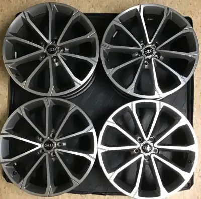 Like new condition inside and out. All are genuine Audi rims a made in Germany with the RS Logo and...