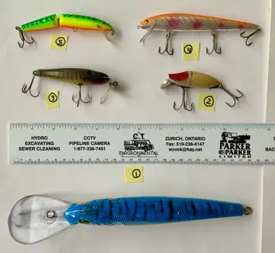 Vintage Fishing Lures - $10.00 Each, View more