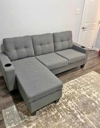 Relax Zone: 3 Seater L-Shaped Sofa with Free Delivery Brantford Ontario Preview