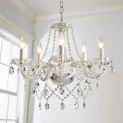 Saint Mossi 5 Light Modern K9 Crystal Chandelier, View more