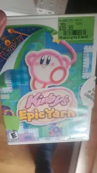 Kirbys epic yarn Nintendo wii 