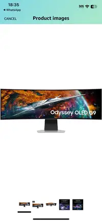 Samsung 49 inch Odyssey OLED G9 Gaming Monitor (LS49CG954SNXZA) 