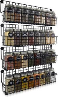 4 Hanging Spice Racks BY Zicoto