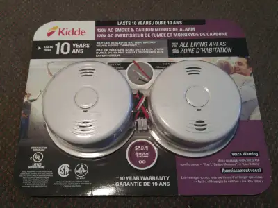 Kidde 10-year Hardwired 2 Talking Smoke and CO Alarms - $79.00, View more